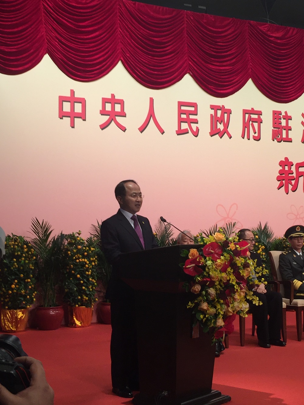 王志民為澳門點贊