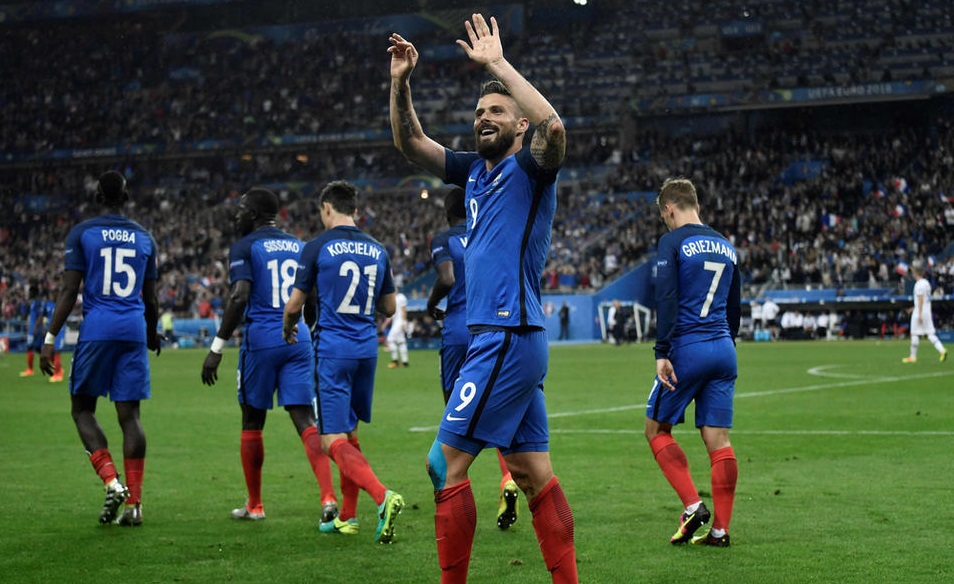 法國5:2大炒冰島晉歐盃四強