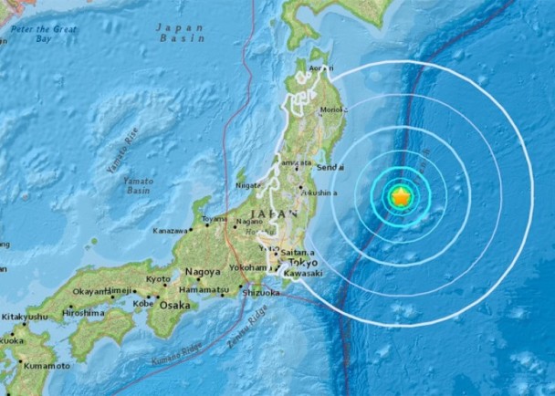 日福島縣對開海域6.3級地震