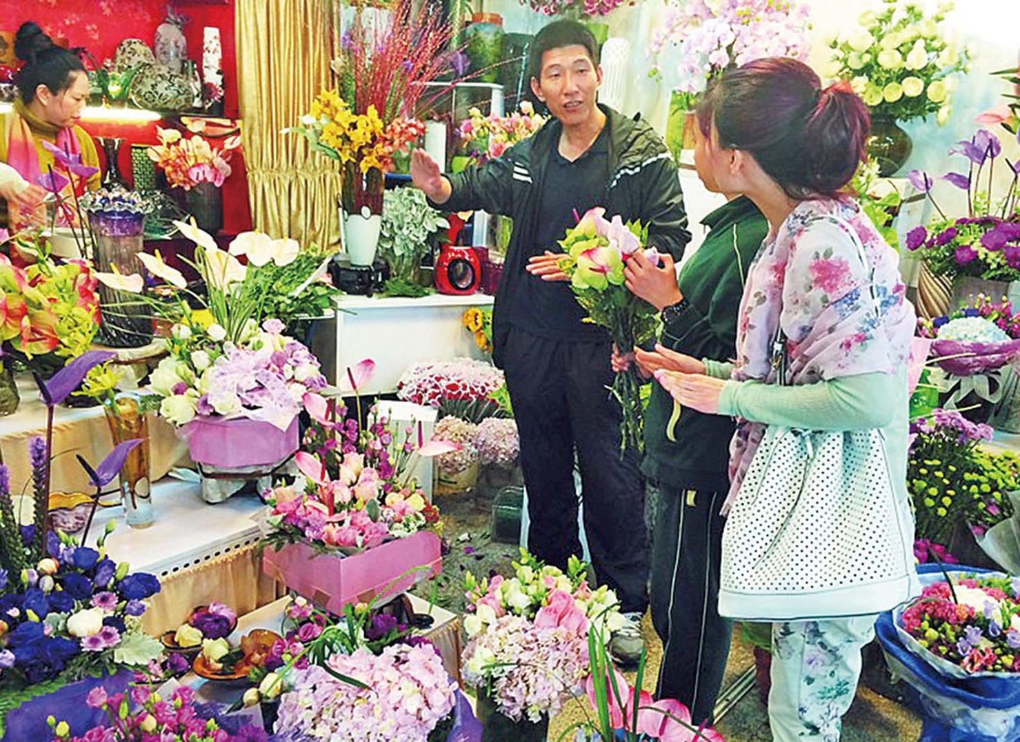 花店：銷情不及情人節