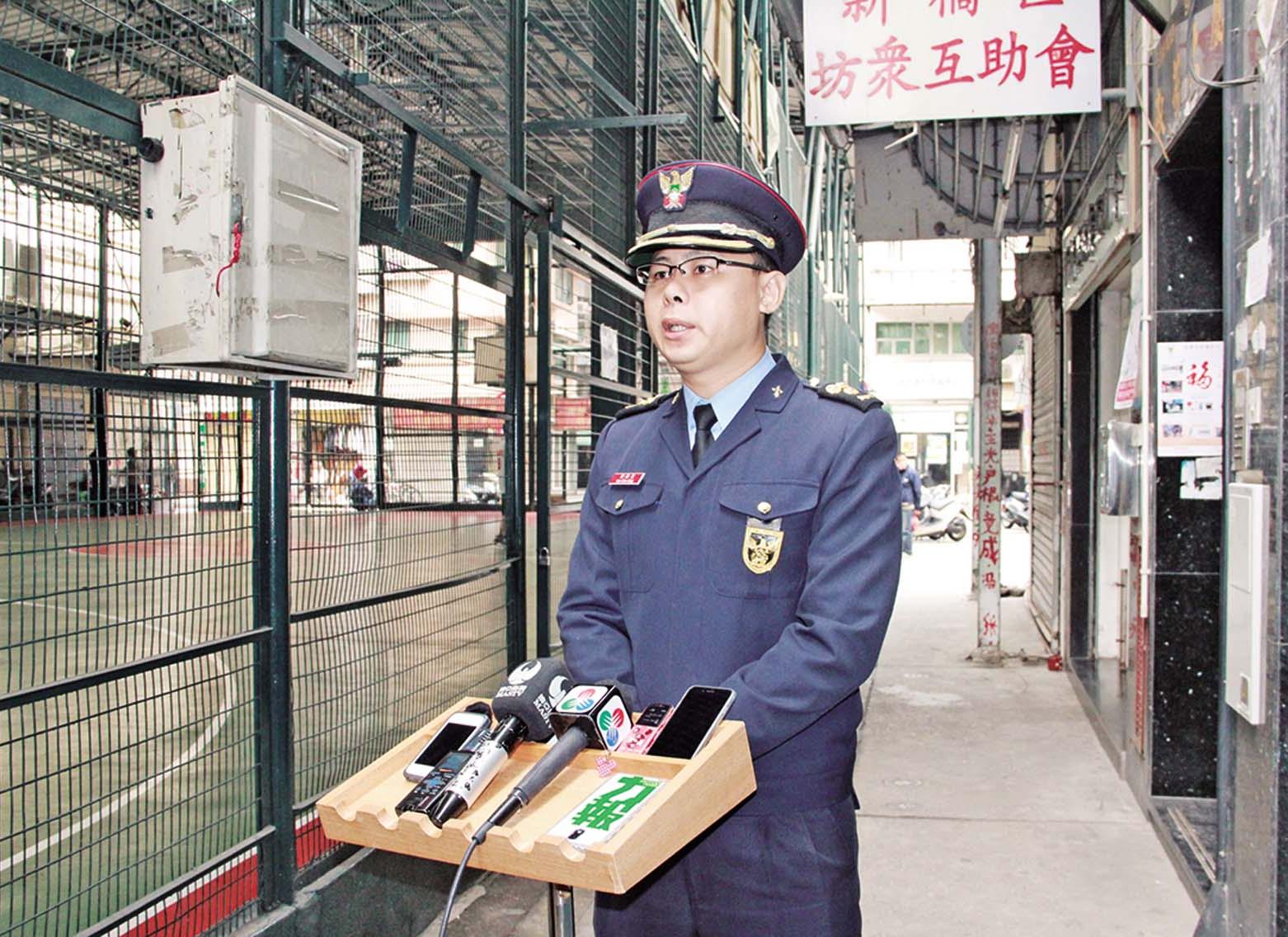 消防局落區宣傳防火