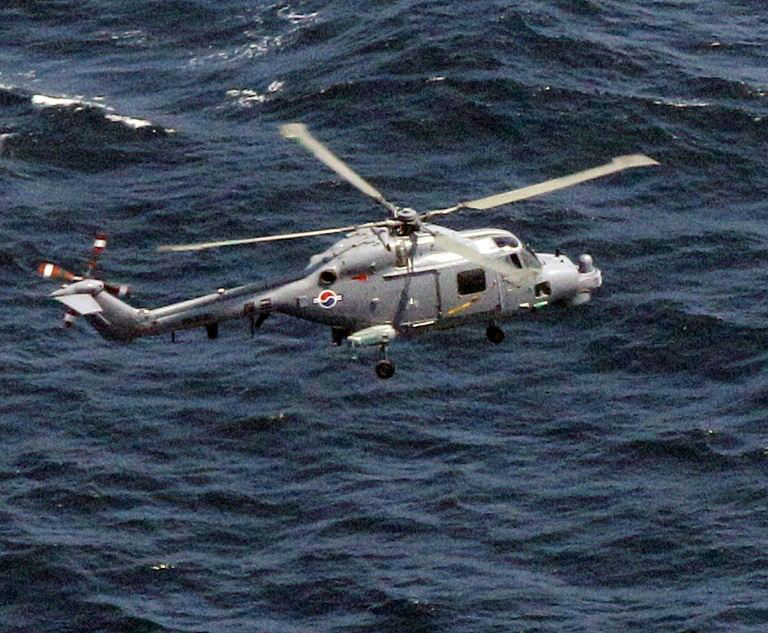 韓直升機參加軍演墜海三人失蹤