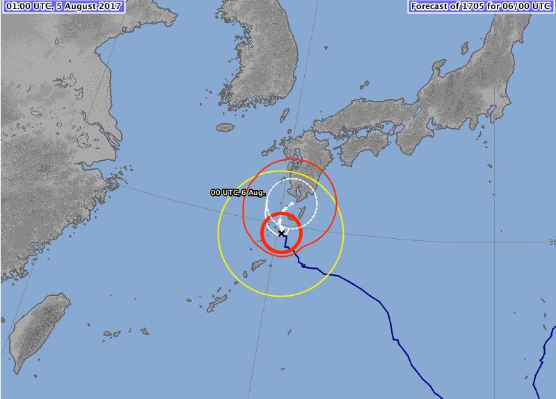 颱風奧鹿吹襲日本鹿兒島