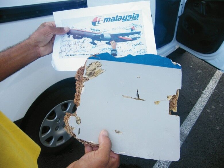 留尼汪島疑再現MH370客機碎片