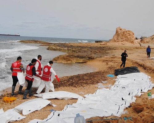 利比亞西海岸發現74具難民屍體