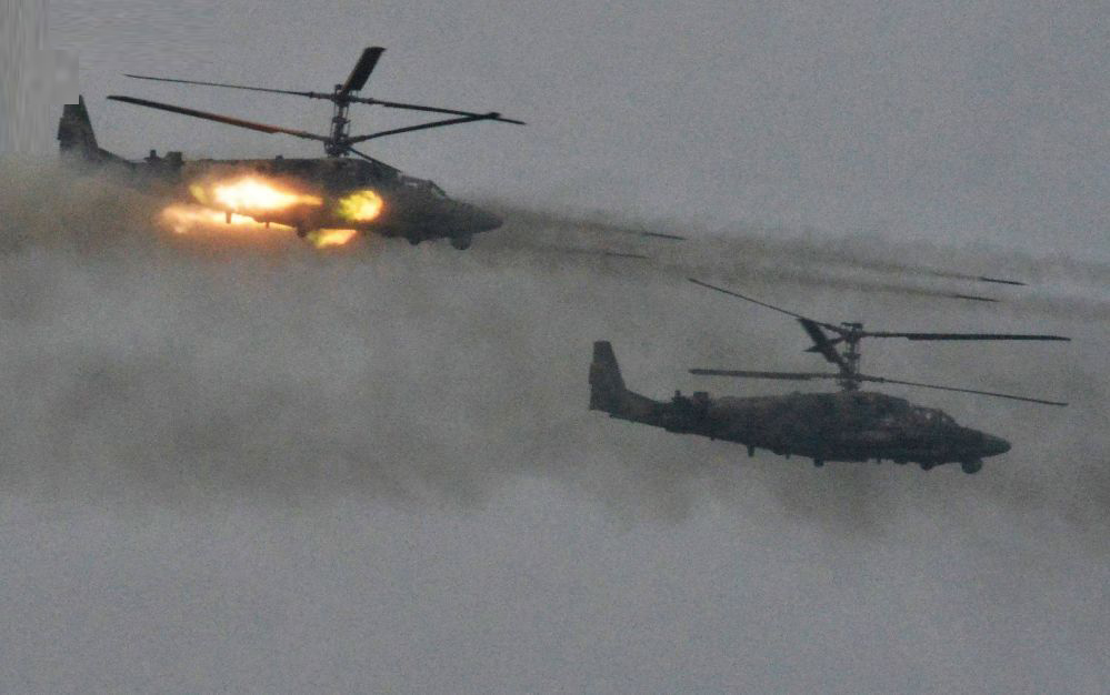 ​俄軍演直升機誤發炮三傷