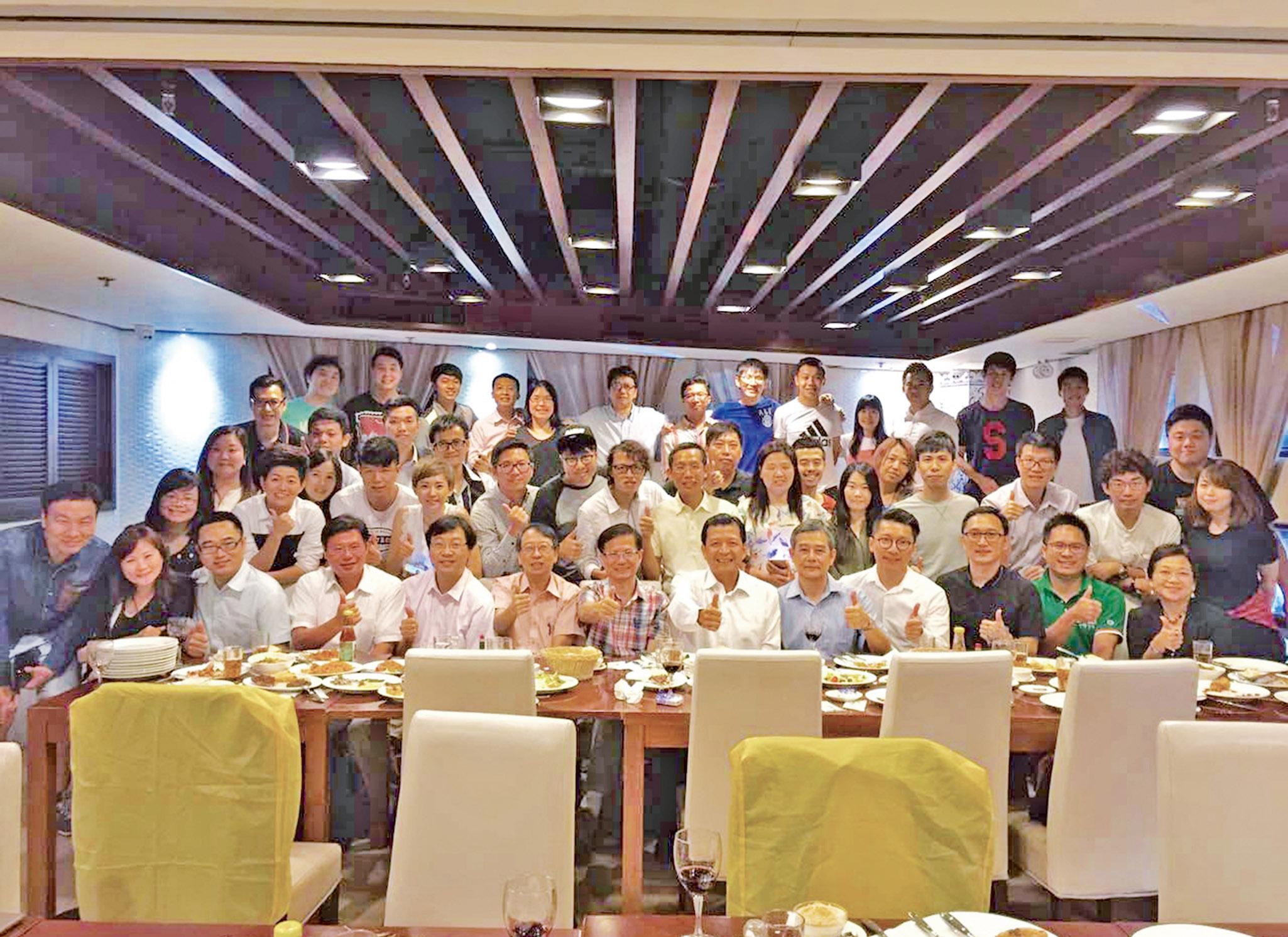 與各旅台校友會聯誼