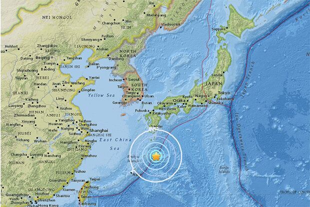 ​日本南部海域發生5.8級地震