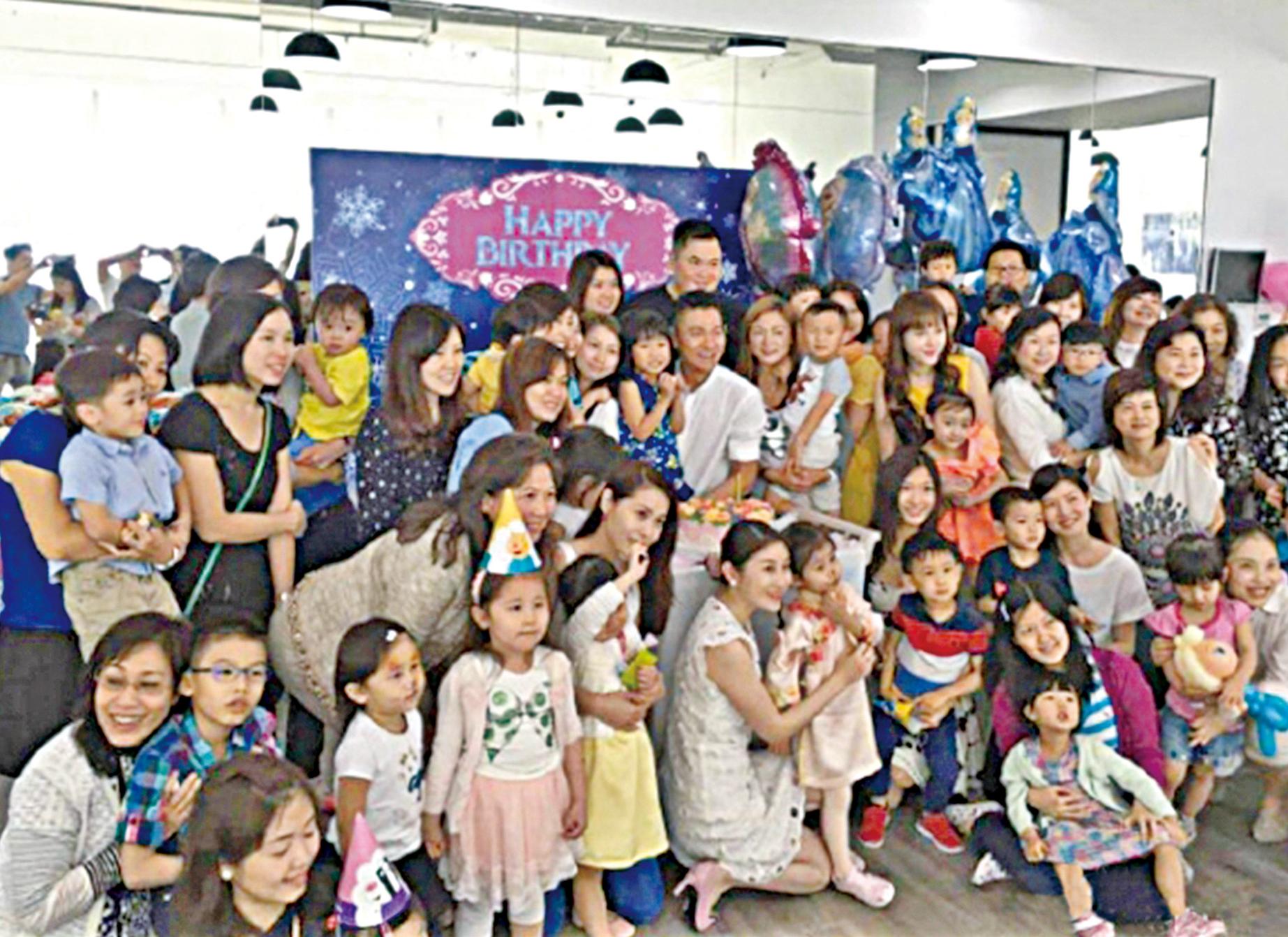 為愛女慶祝生日