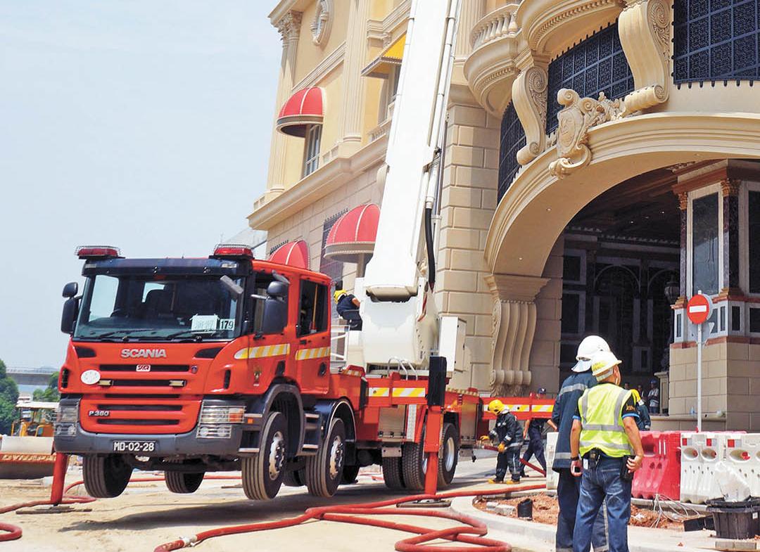 巴黎人酒店昨火警演習