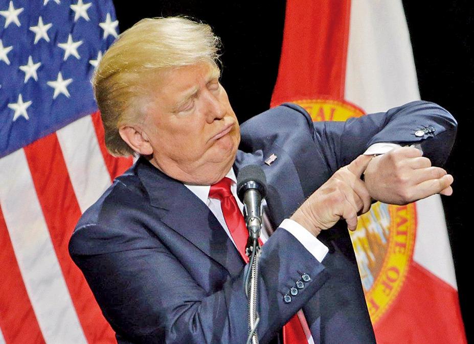 「 別浪費錢在特朗普身上」