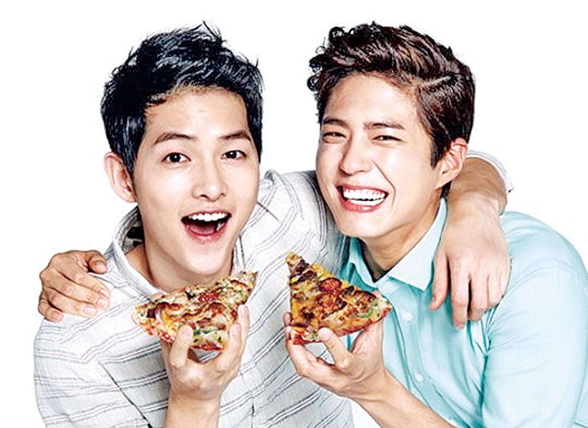 同朴寶劍合拍廣告