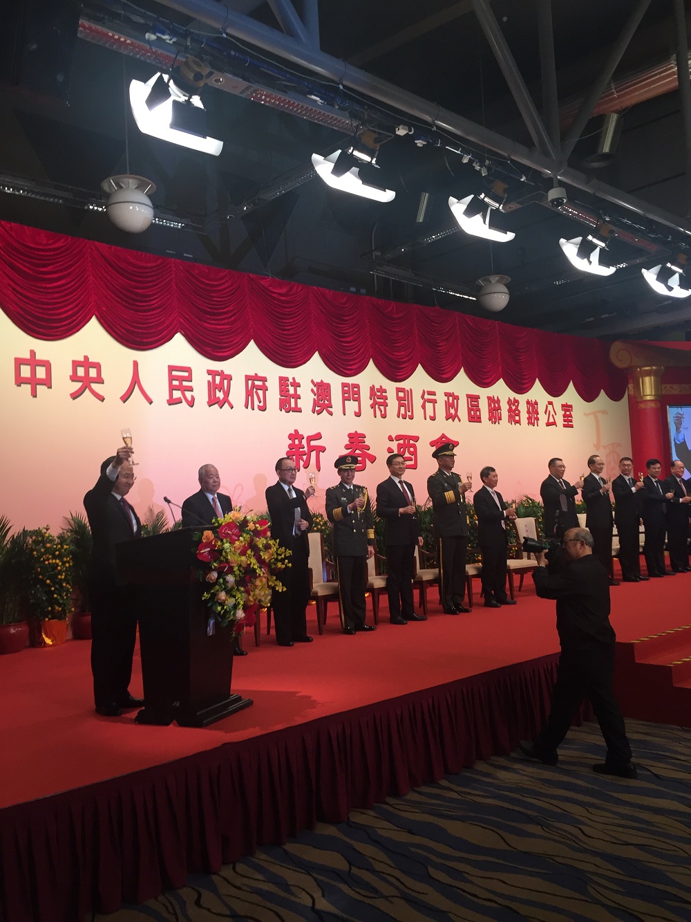 王志民為澳門點贊