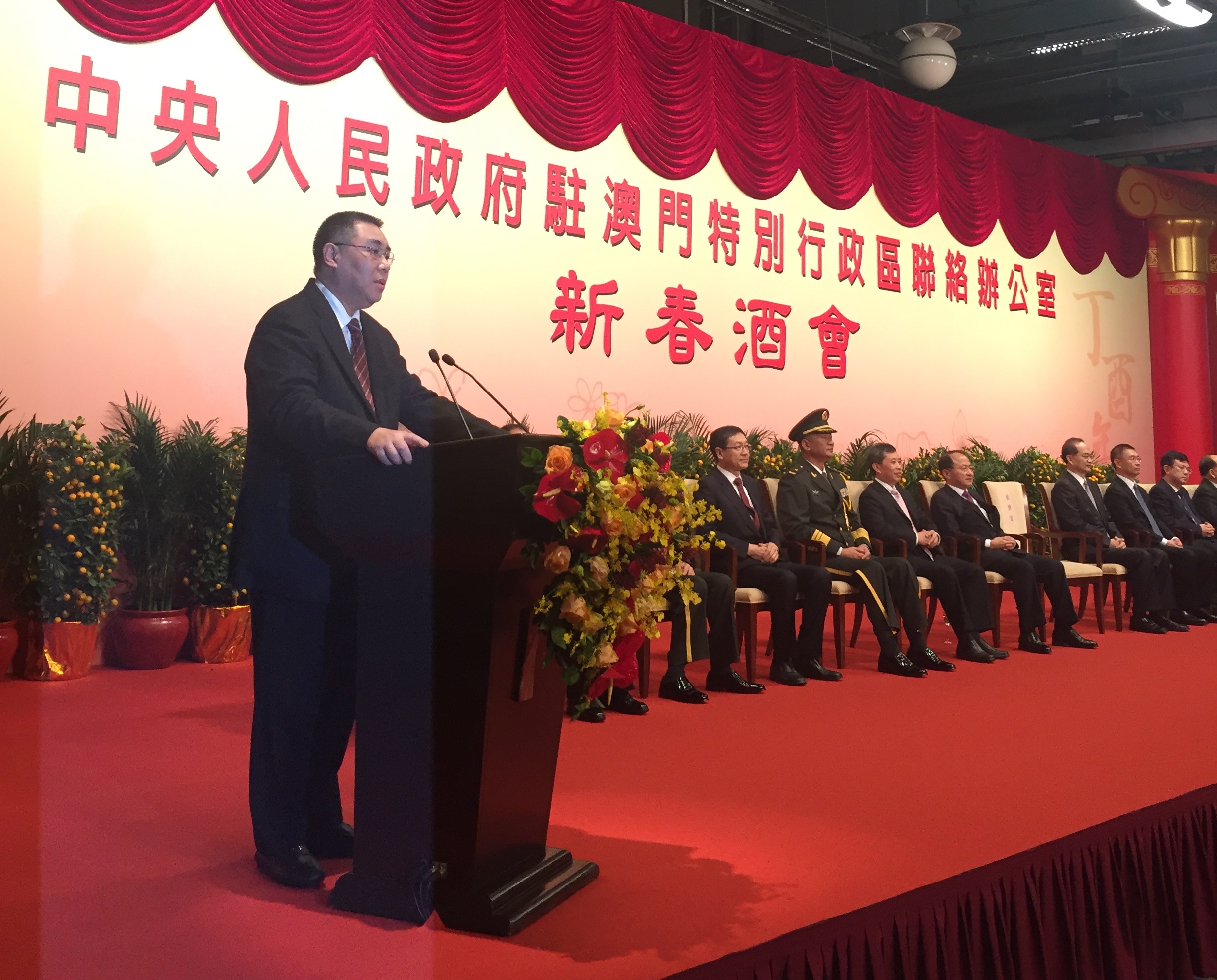 王志民為澳門點贊