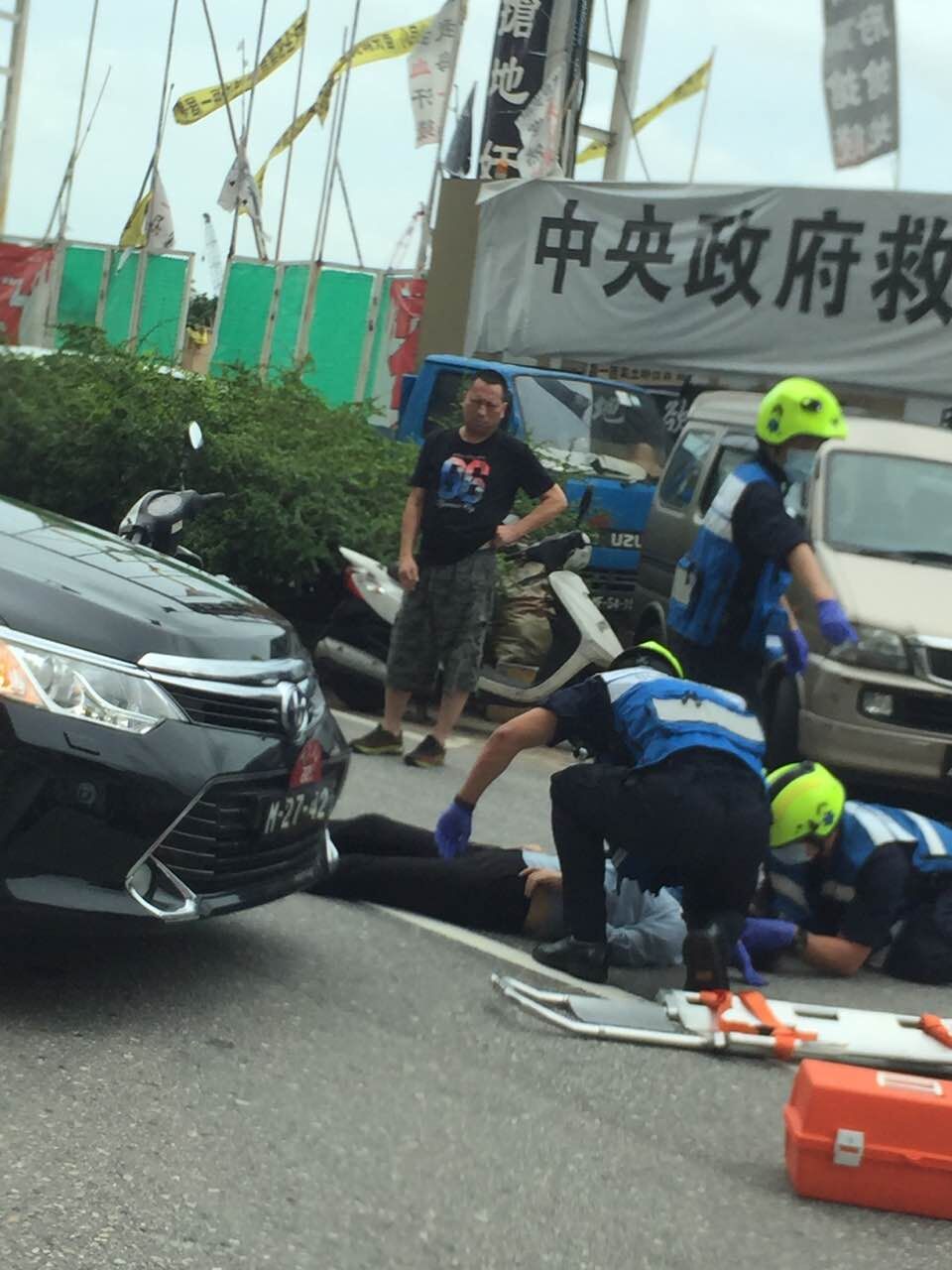 電單車女騎士受傷