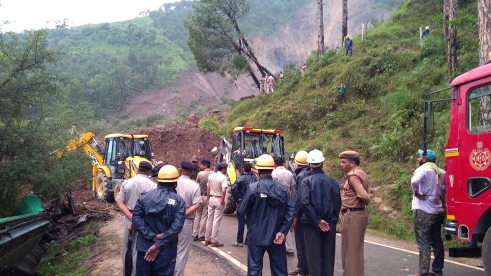 印度山泥傾瀉七死逾40人被埋