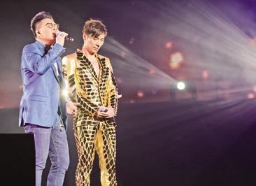 許志安澳門站落力獻唱