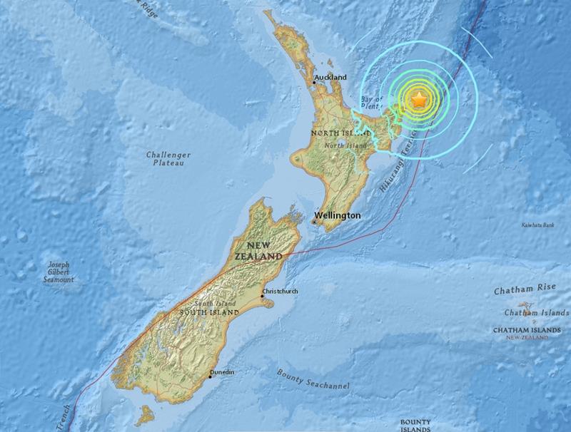 紐西蘭7.1級地震無傷亡　