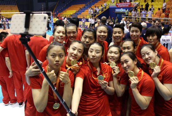 中國二隊捧女排亞洲盃