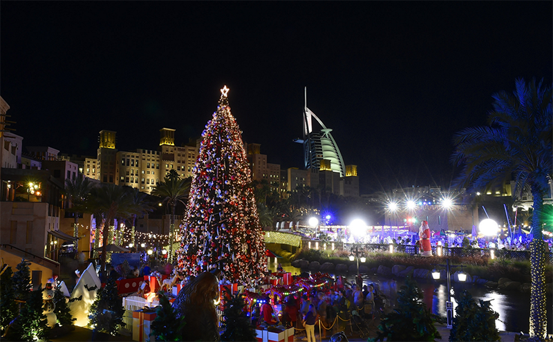 迪拜聖誕市場迎接聖誕
