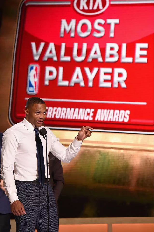 韋斯博克膺NBA常規賽MVP