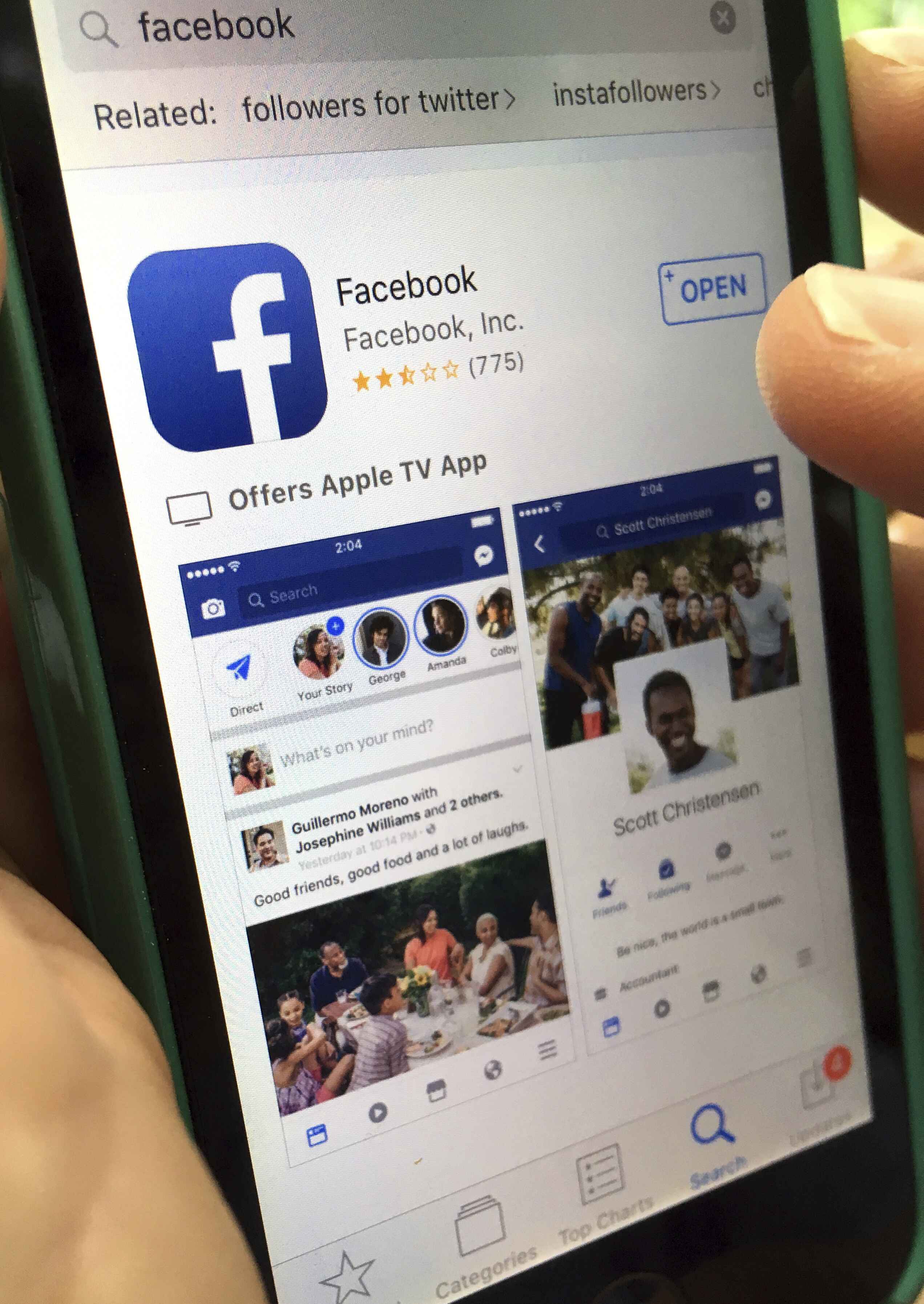 Facebook月活躍用戶破20億