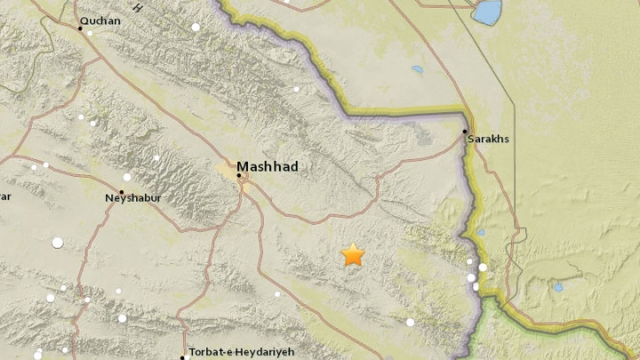 伊朗馬什哈德發生6.1級地震