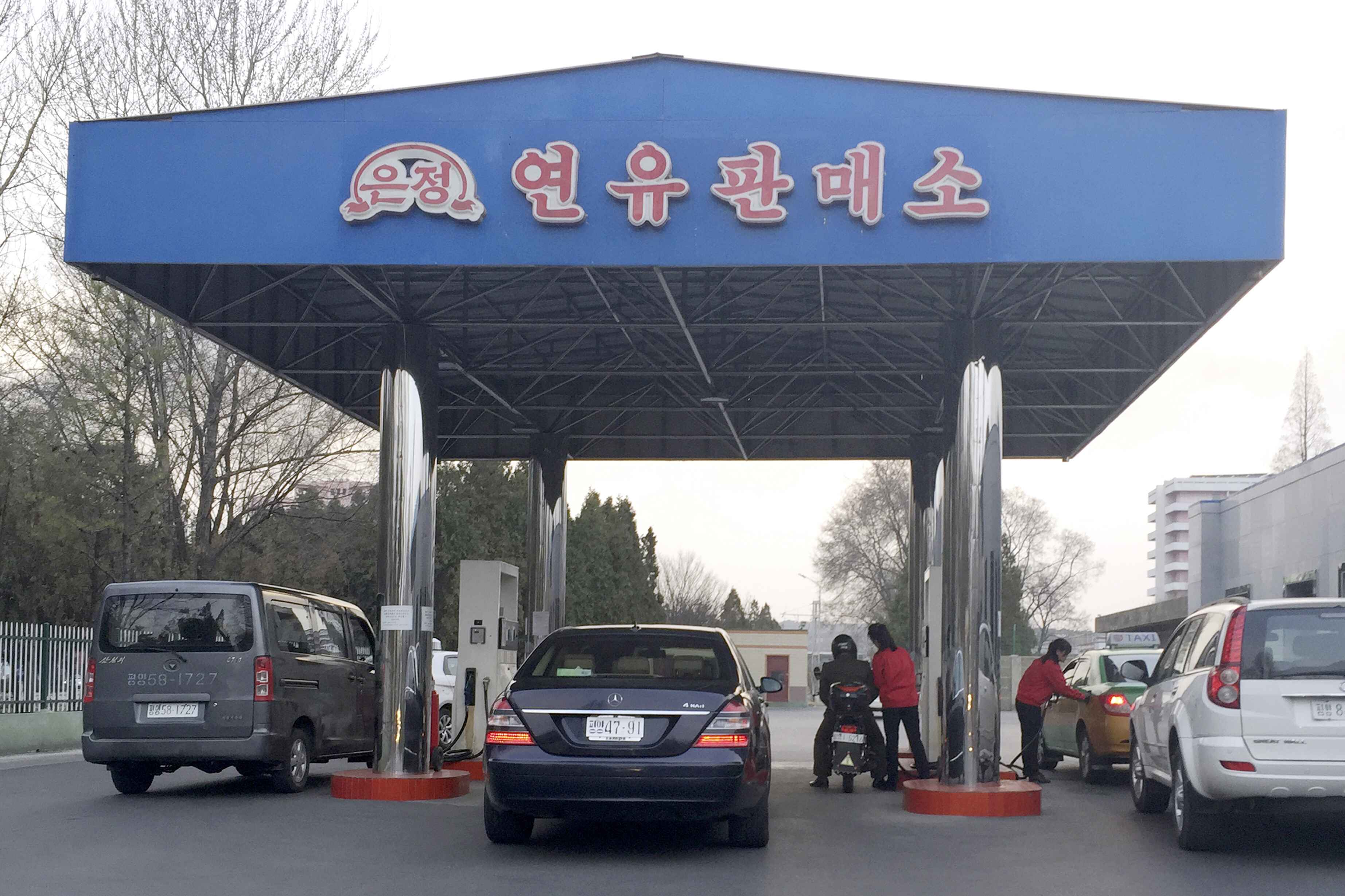 朝鮮汽油供應出現緊張