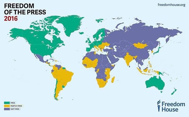 全球新聞自由度創12年新低