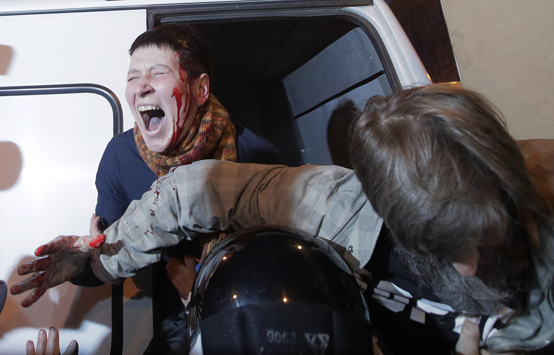 俄80城示威 逾270人被捕