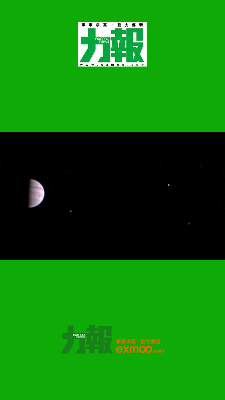 「朱諾號」傳回首張木星照片
