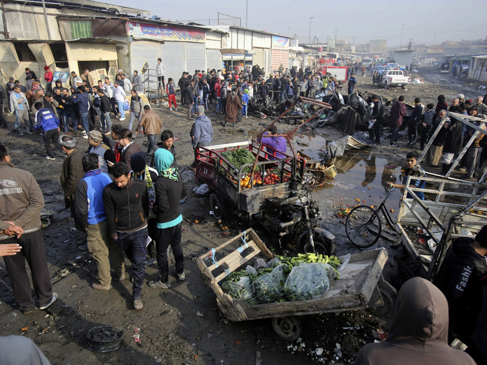 ​巴格達菜市場遭炸彈襲擊13死