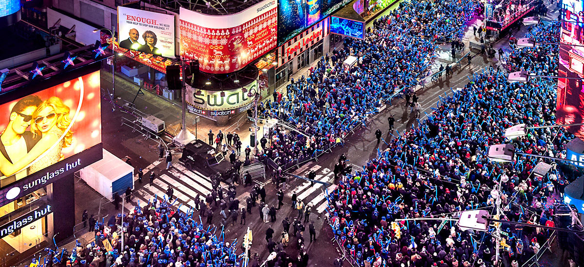紐約時代廣場六千警力陪伴倒數