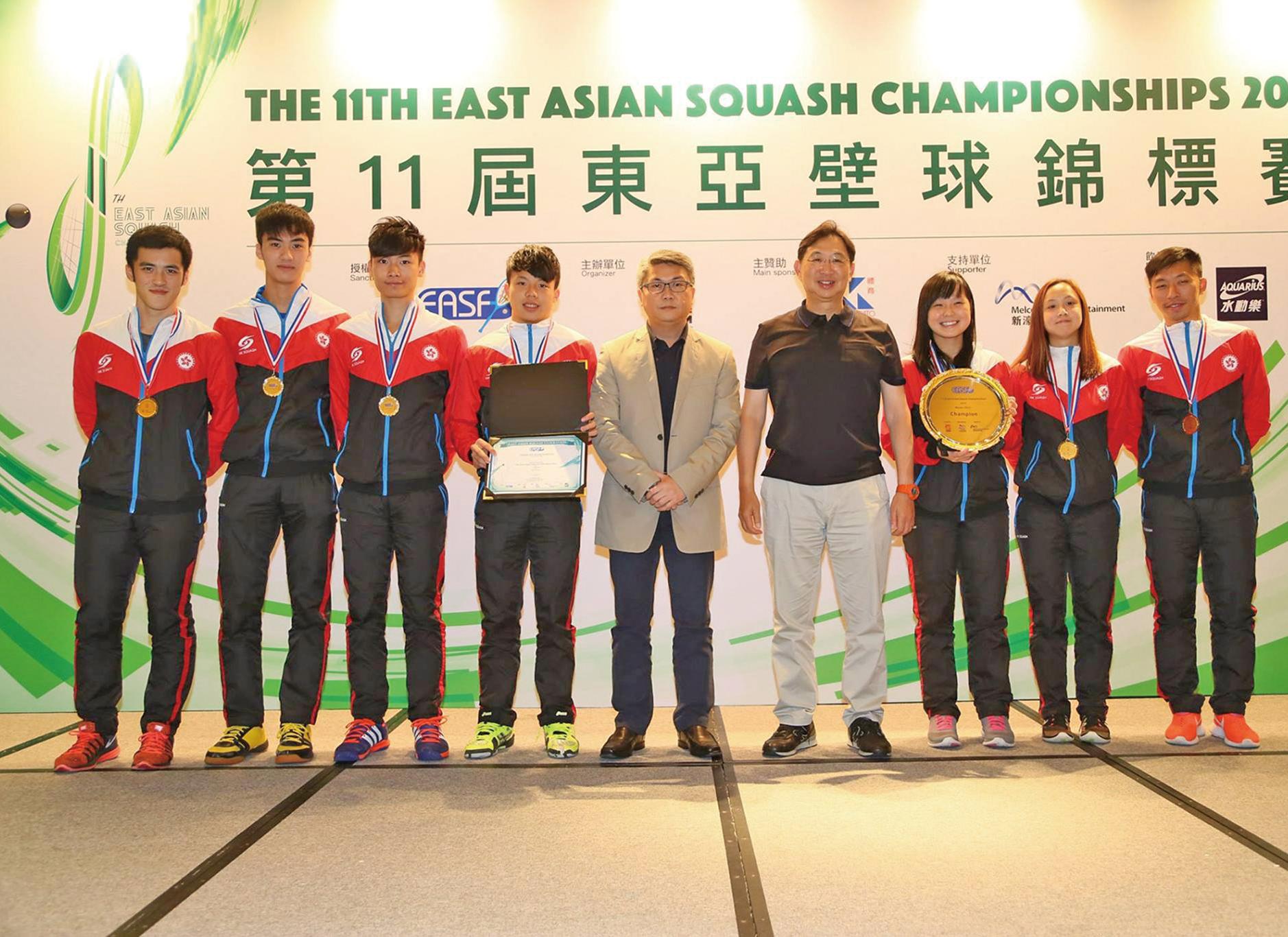 東亞壁球錦標賽六連霸