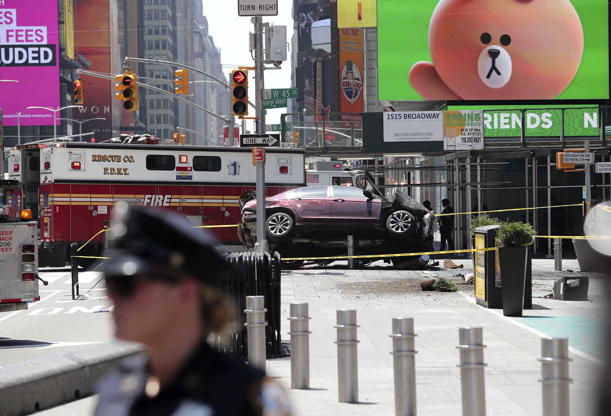 紐約時代廣場恐怖車禍1死22傷