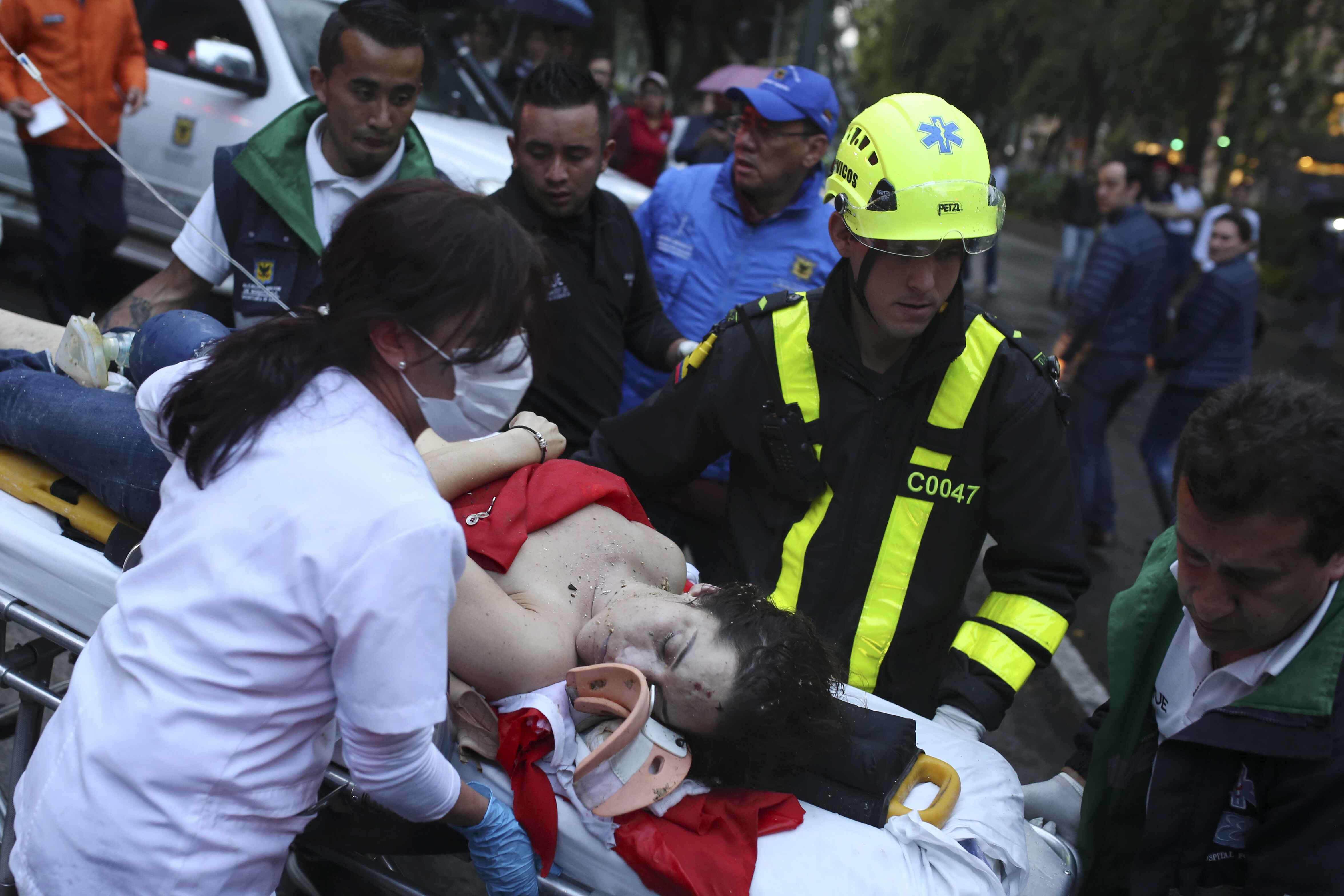 哥倫比亞商場爆炸三死九傷​