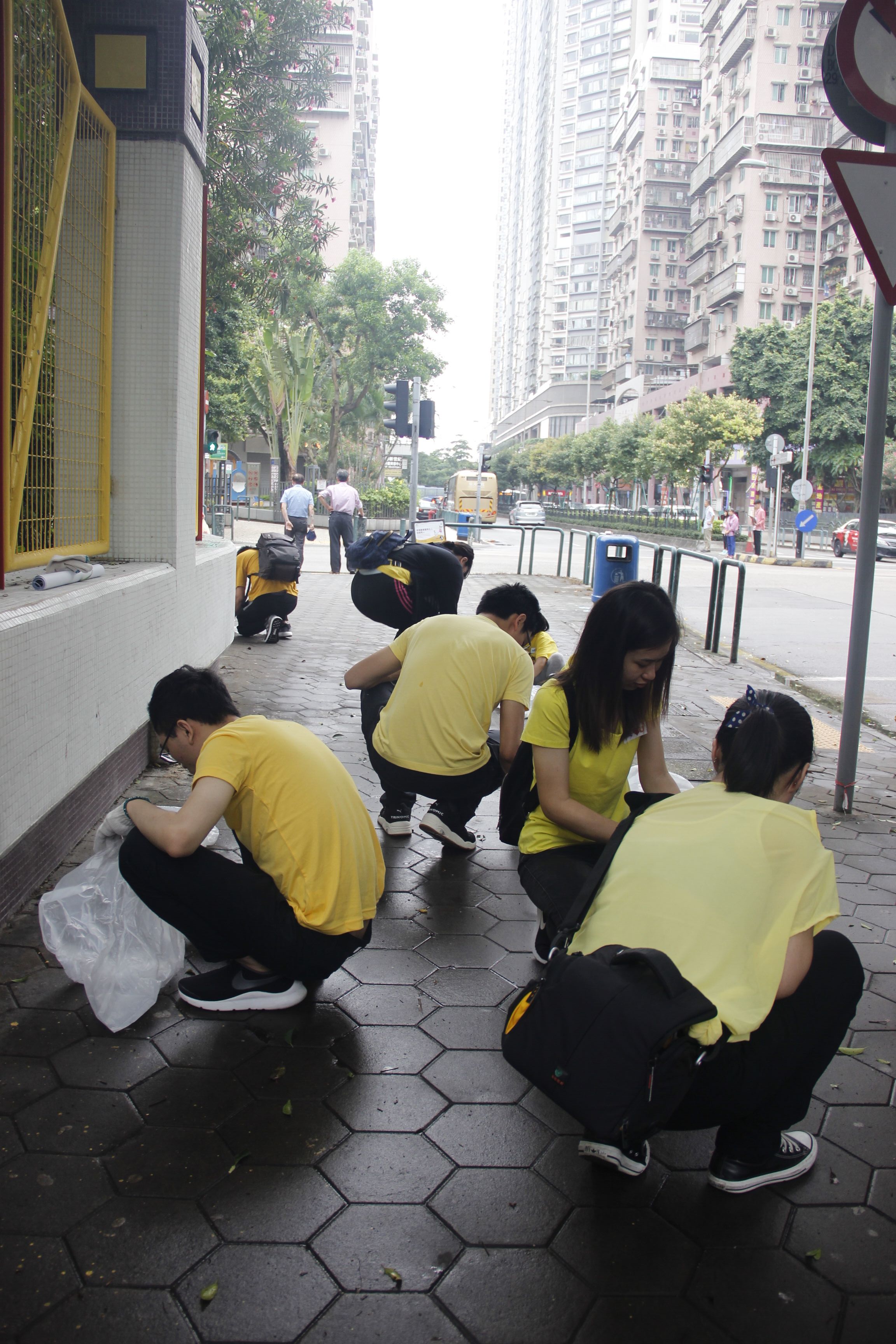 團體發起清潔街道活動