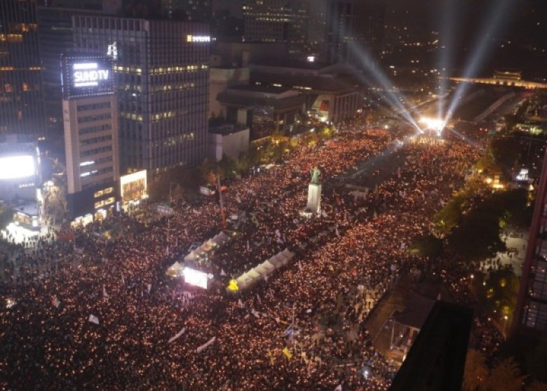 韓百萬人今集會促朴槿惠下台