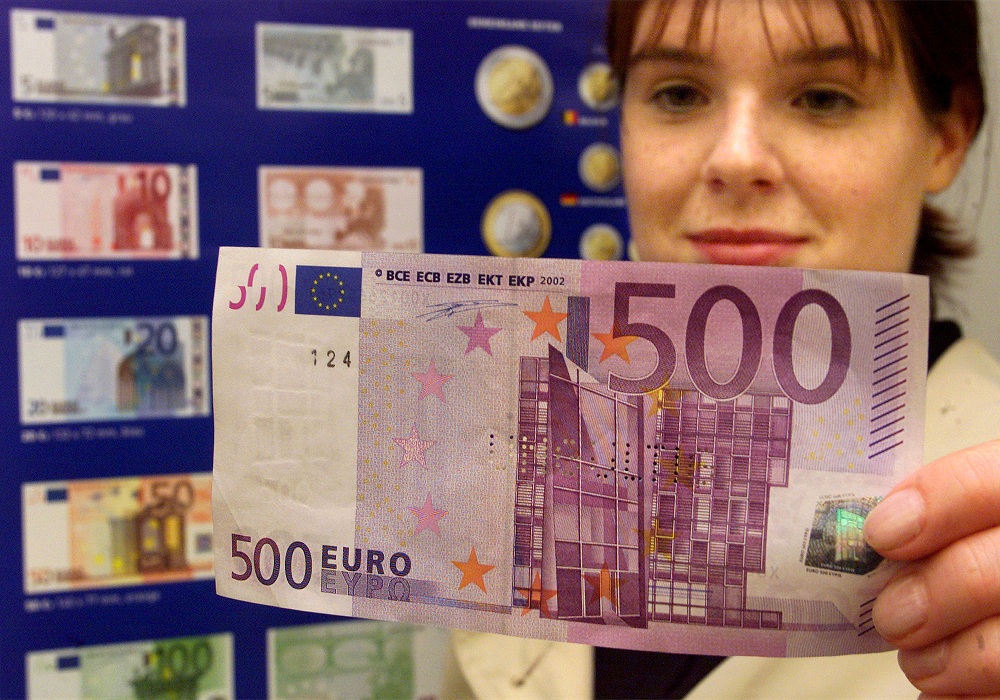 500歐元紙幣2018年停發