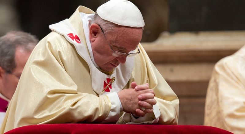 教宗自爆有時祈禱會恰眼瞓