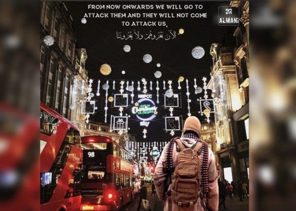 再發新威脅 IS揚言聖誕襲倫敦