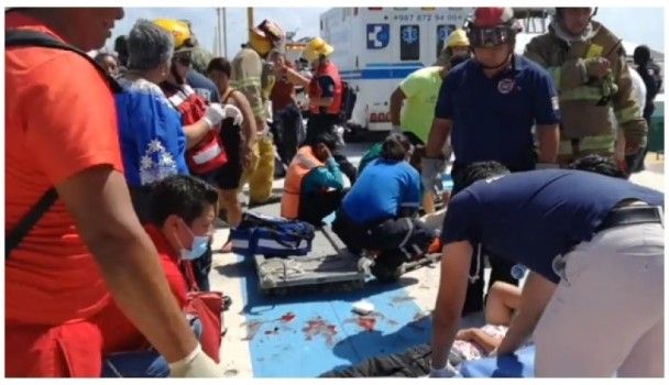 ​墨西哥遊輪爆炸25人傷