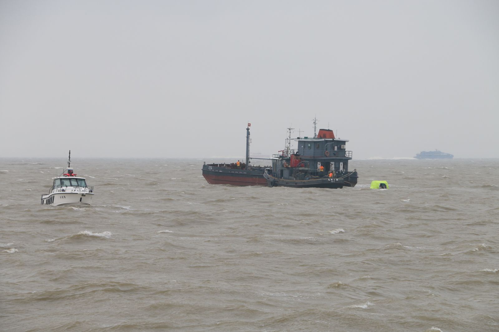 模擬兩船相撞考驗救援反應