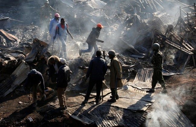 肯尼亞首都市場大火 至少85死傷