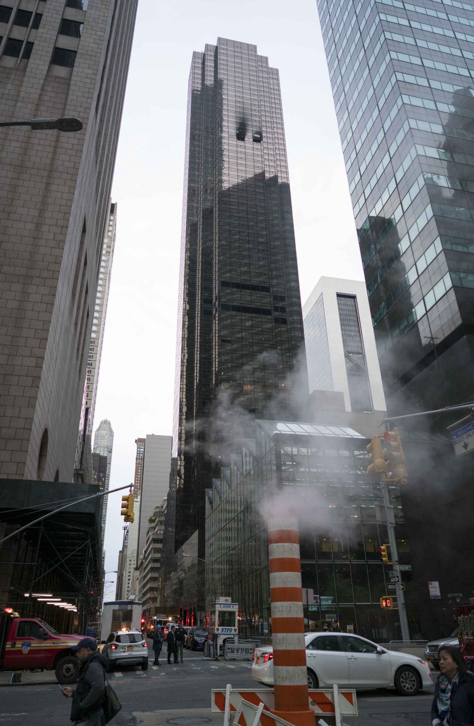 紐約特朗普大樓火警釀一死四傷