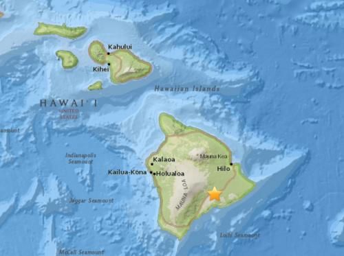​夏威夷發生5.8級地震