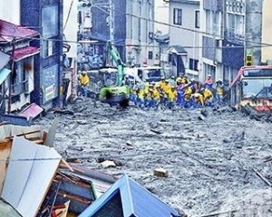 日本靜岡縣山泥傾瀉兩死20失蹤