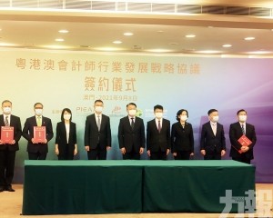 粵港澳會計師行業簽發展戰略協議