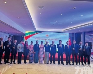 參加緬甸獨立節招待會
