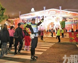 大三巴街共啟動六次人潮管制